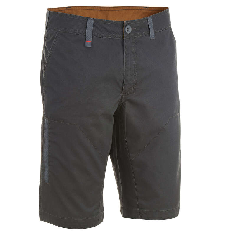 MEN NATURE HIKING SHORTS/T-SHIRTS Hiking - NH500 Men's - Grey QUECHUA - Hiking Clothes
