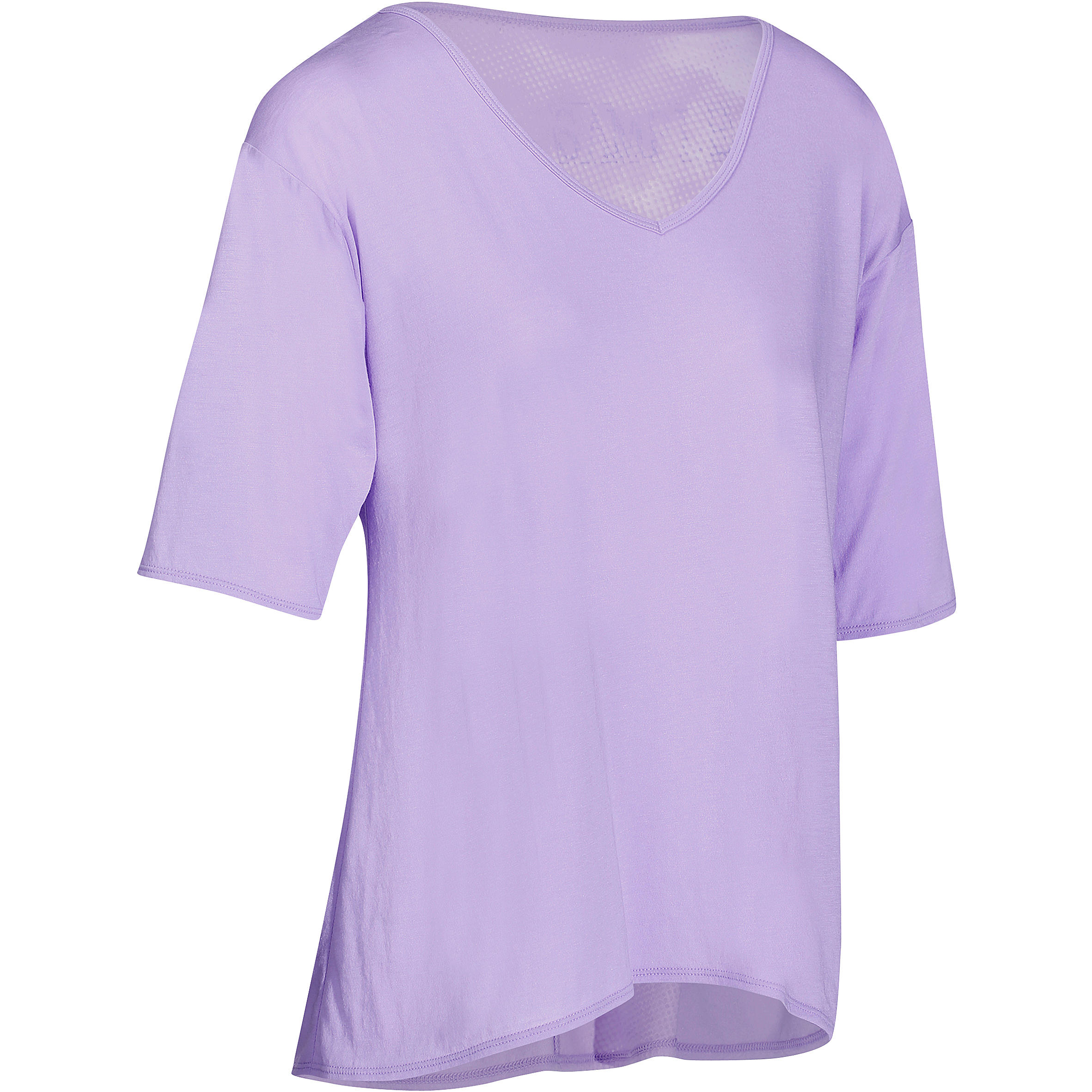 Shape+ Women's Flowing Short-Sleeved Fitness T-Shirt - Purple 1/13
