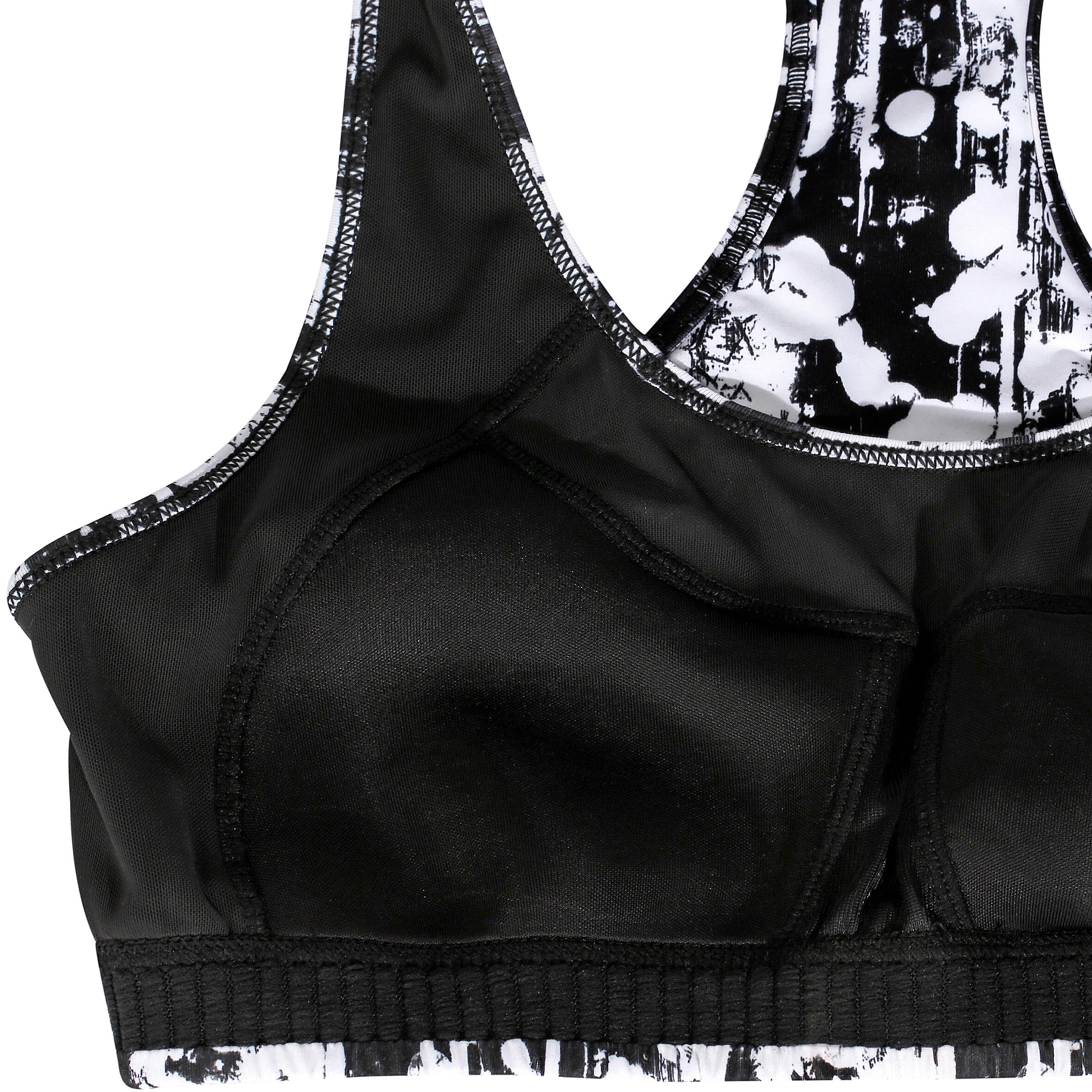 Breathe Women's Sports Bra - Black Print 12/14