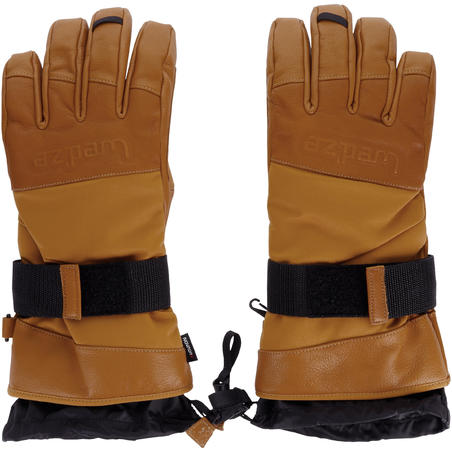 Ski Gloves - 500 Brown
