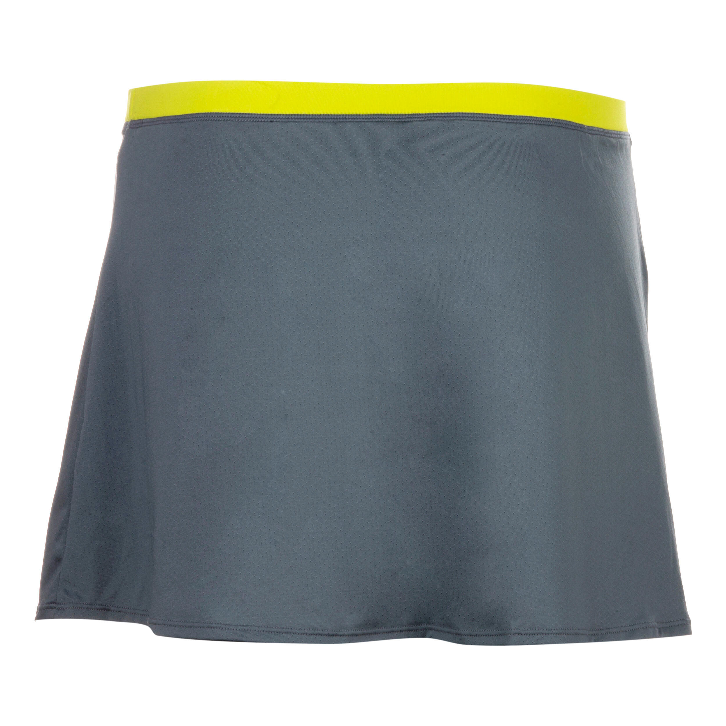 Soft Women's Tennis Badminton Padel Table Tennis Squash Skirt - Grey/Yellow 2/5