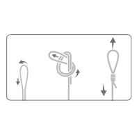 SN REVERSED spade-end hooks to line for sea fishing