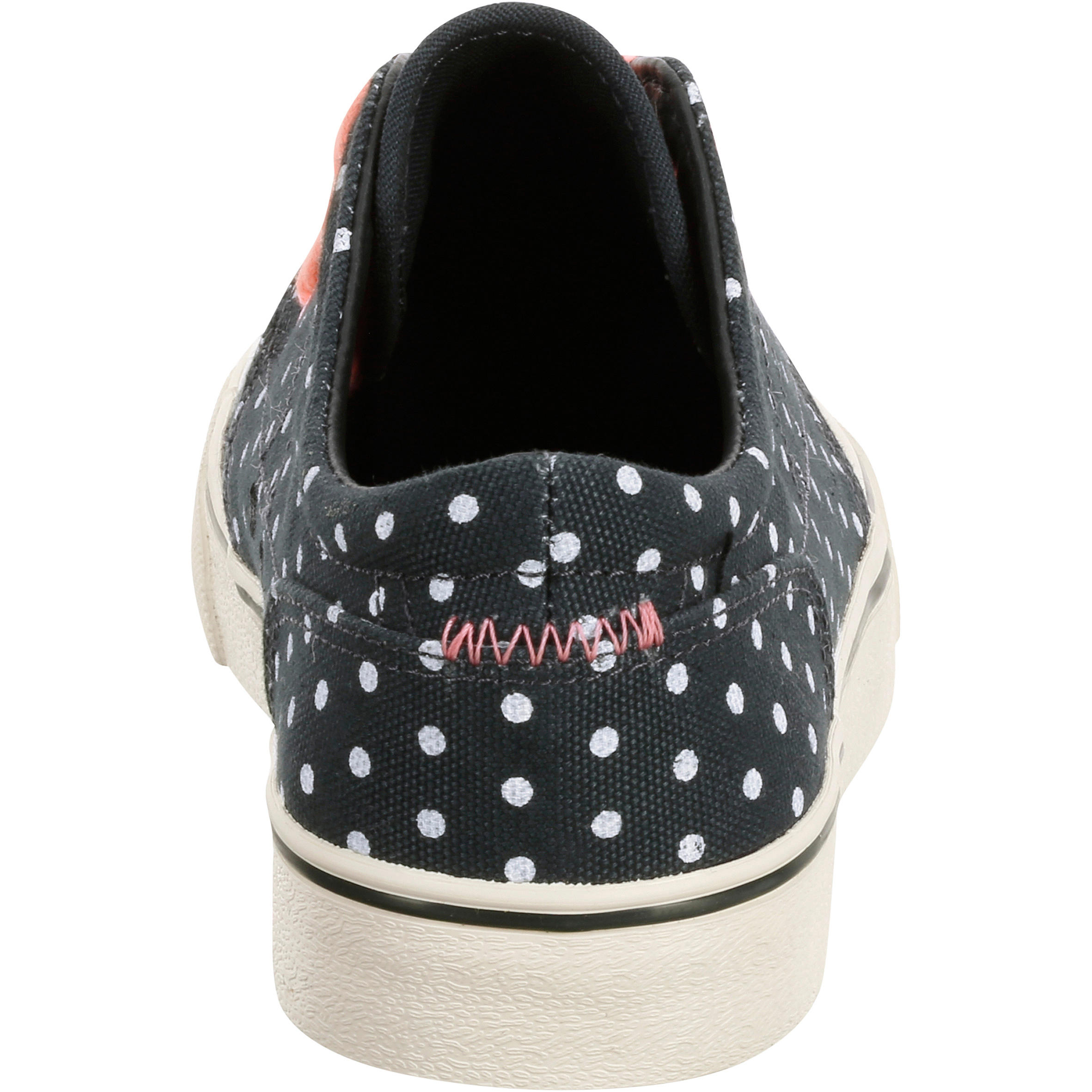 Vulca 100 Canvas Adult Skateboarding Longboarding Low-Top Shoes - Polka Dot 5/16