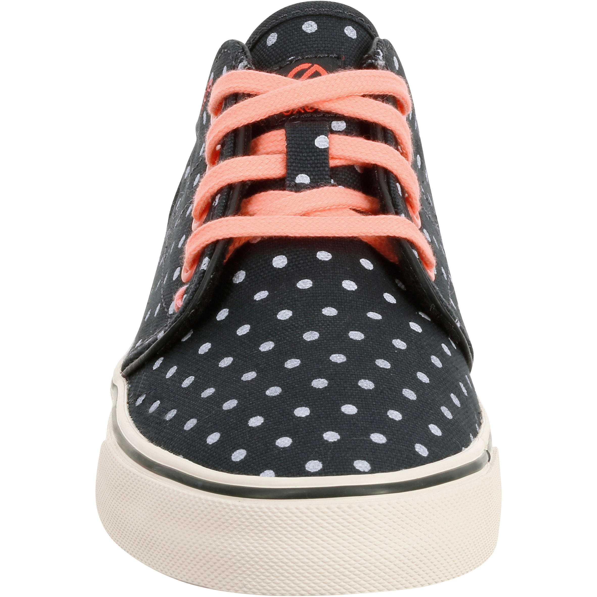 Vulca 100 Canvas Adult Skateboarding Longboarding Low-Top Shoes - Polka Dot 6/16