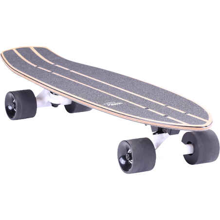 Yamba Wood Cruiser Skateboard - Classic White