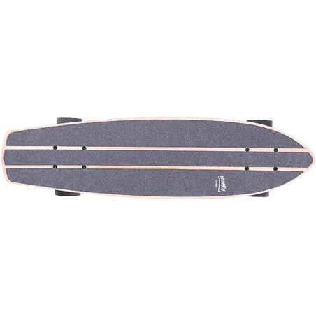 Yamba Wood Cruiser Skateboard - Classic White