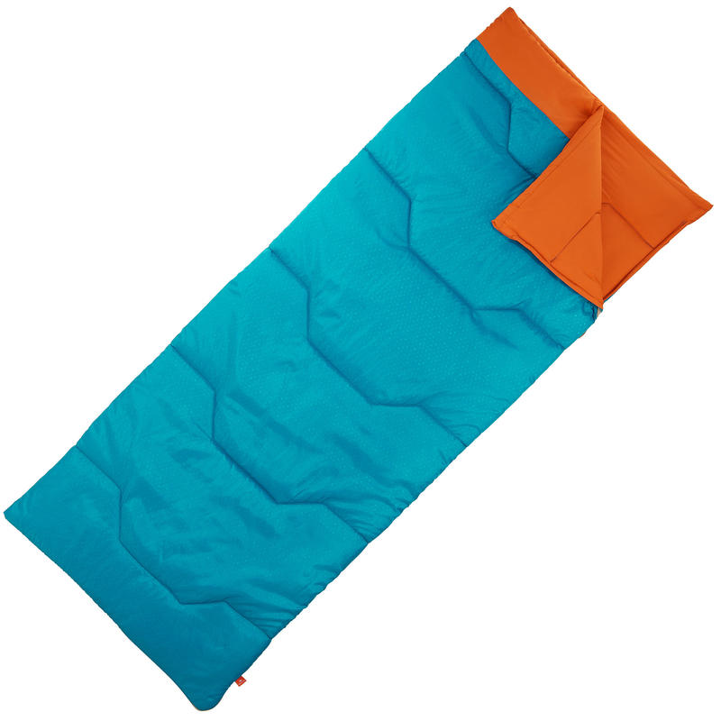 SAC DE COUCHAGE DE CAMPING ARPENAZ 15 °C BLEU SAC DE COUCHAGE DE CAMPING ARPENAZ 15 °C BLEU