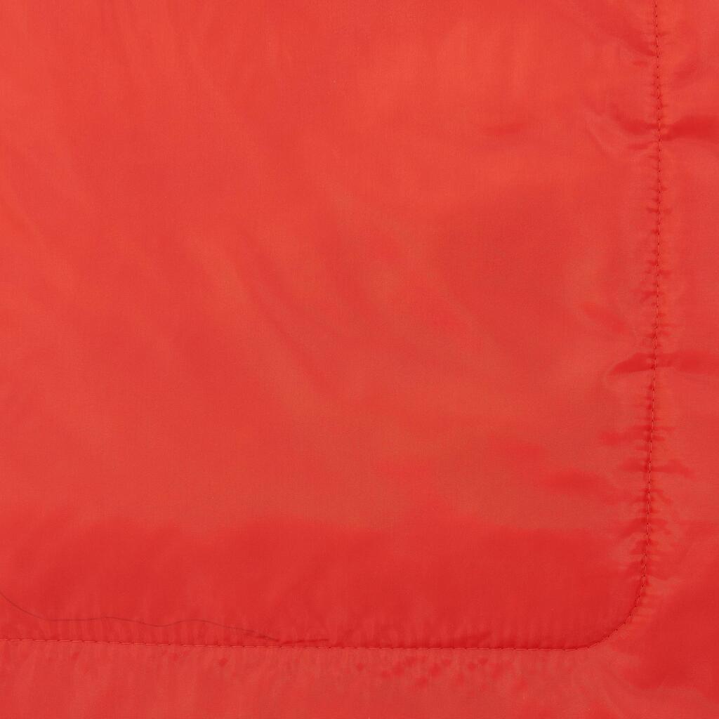 Schlafsack Camping Forclaz 10°C links rot