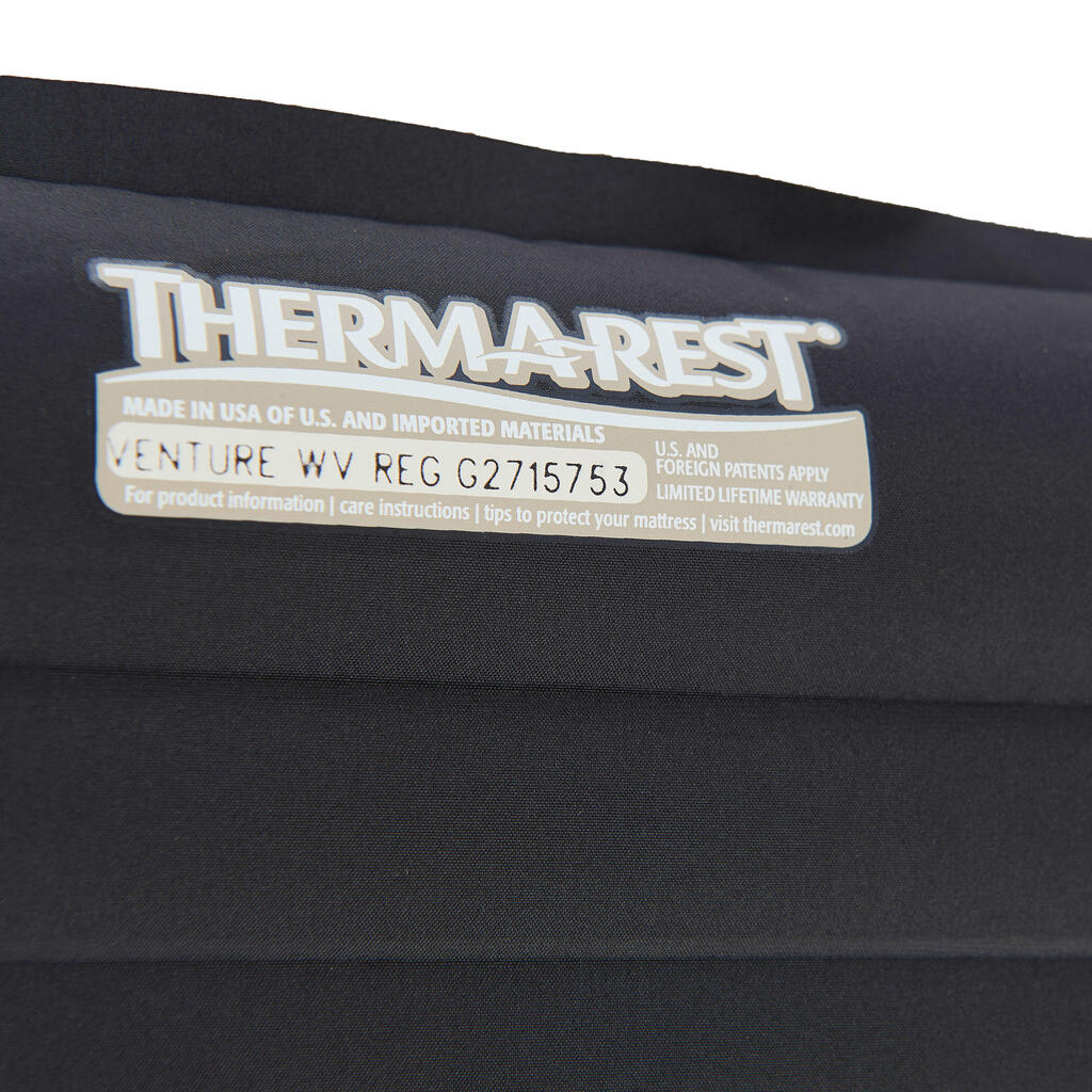 НАДУВАЕМО ШАЛТЕ ЗА ТРЕКИНГ И БИВАКУВАНЕ THERMAREST VENTURE, ЧЕРНО