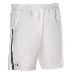 SHORT HOMME SOFT BLANC 500 TENNIS BADMINTON PADEL PING PONG SQUASH ARTENGO