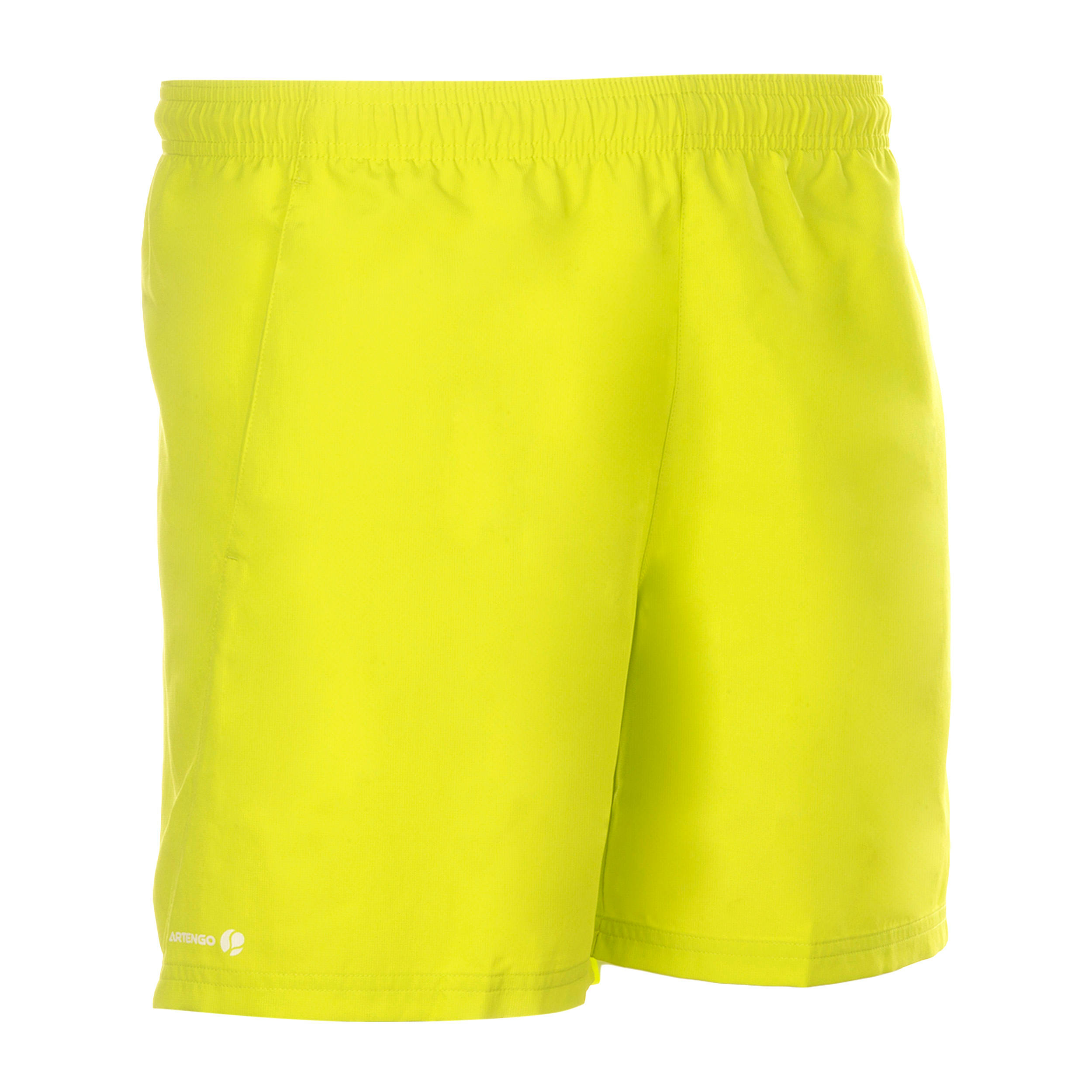 ARTENGO Essential 100 Padel Tennis Badminton Squash Table Tennis Shorts - Yellow