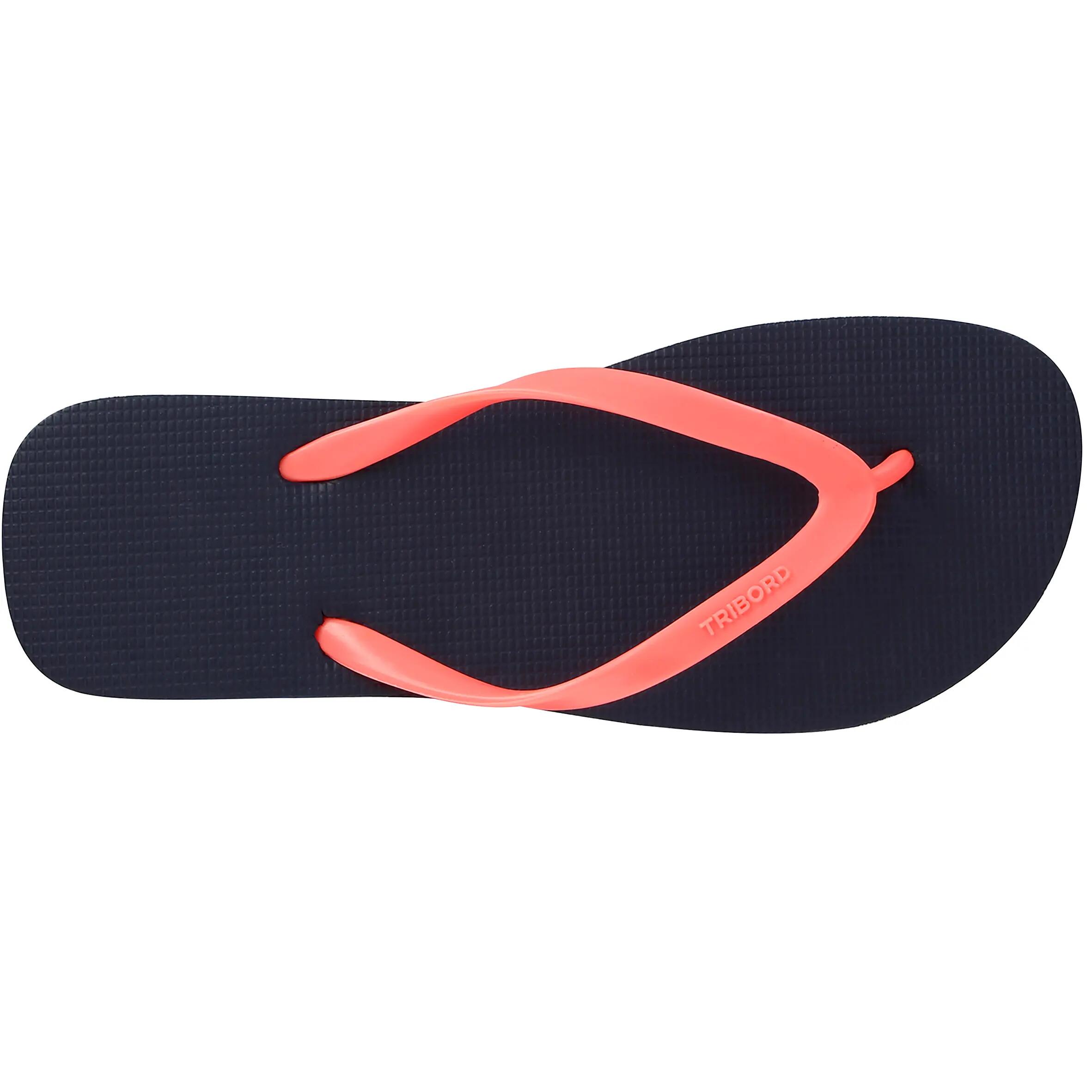 TO 100S women's flip-flops - blue coral 4/10