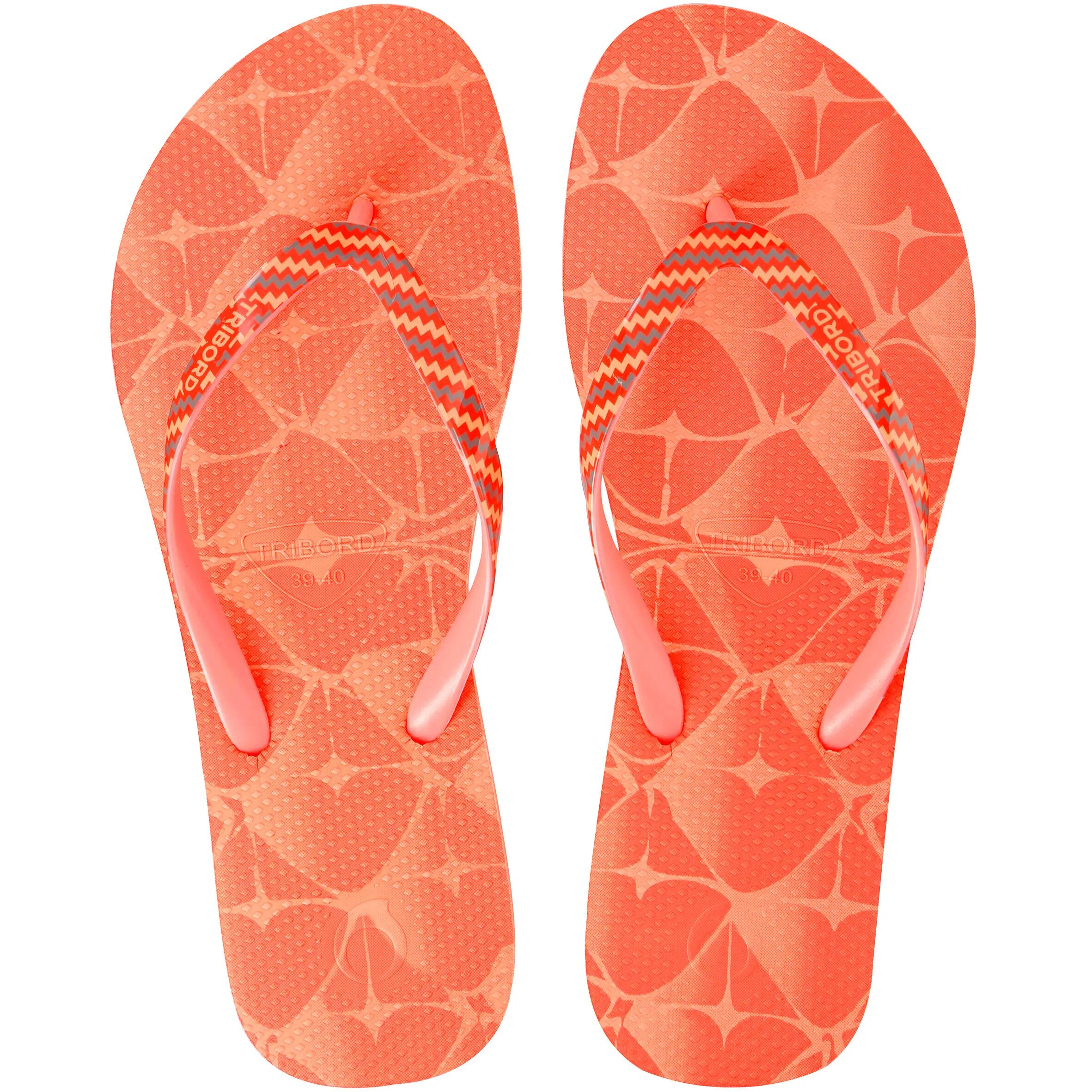 TO 500S PRINT W women's flip-flops - Pineapple nectarine 6/10