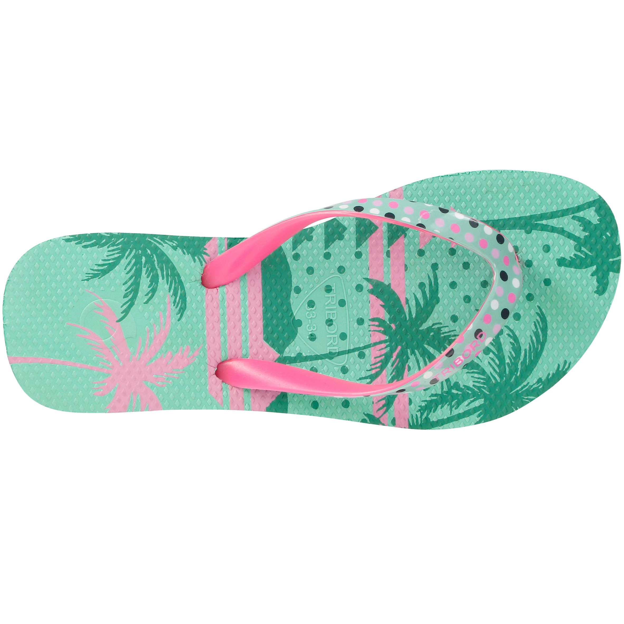 TO 500 G Girls' Flip-Flops - Coco Green 3/9