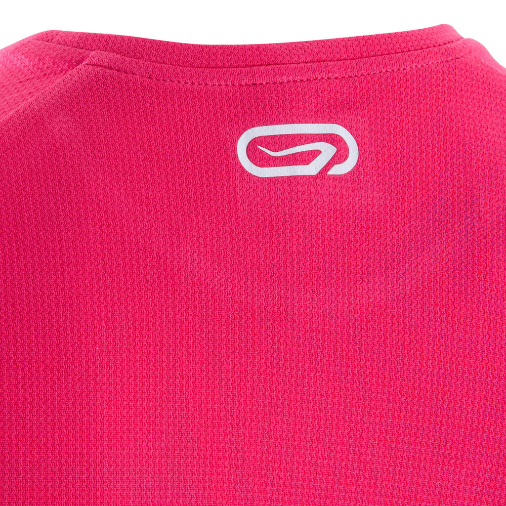 Laufshirt kurzarm Run Dry Kinder pink
