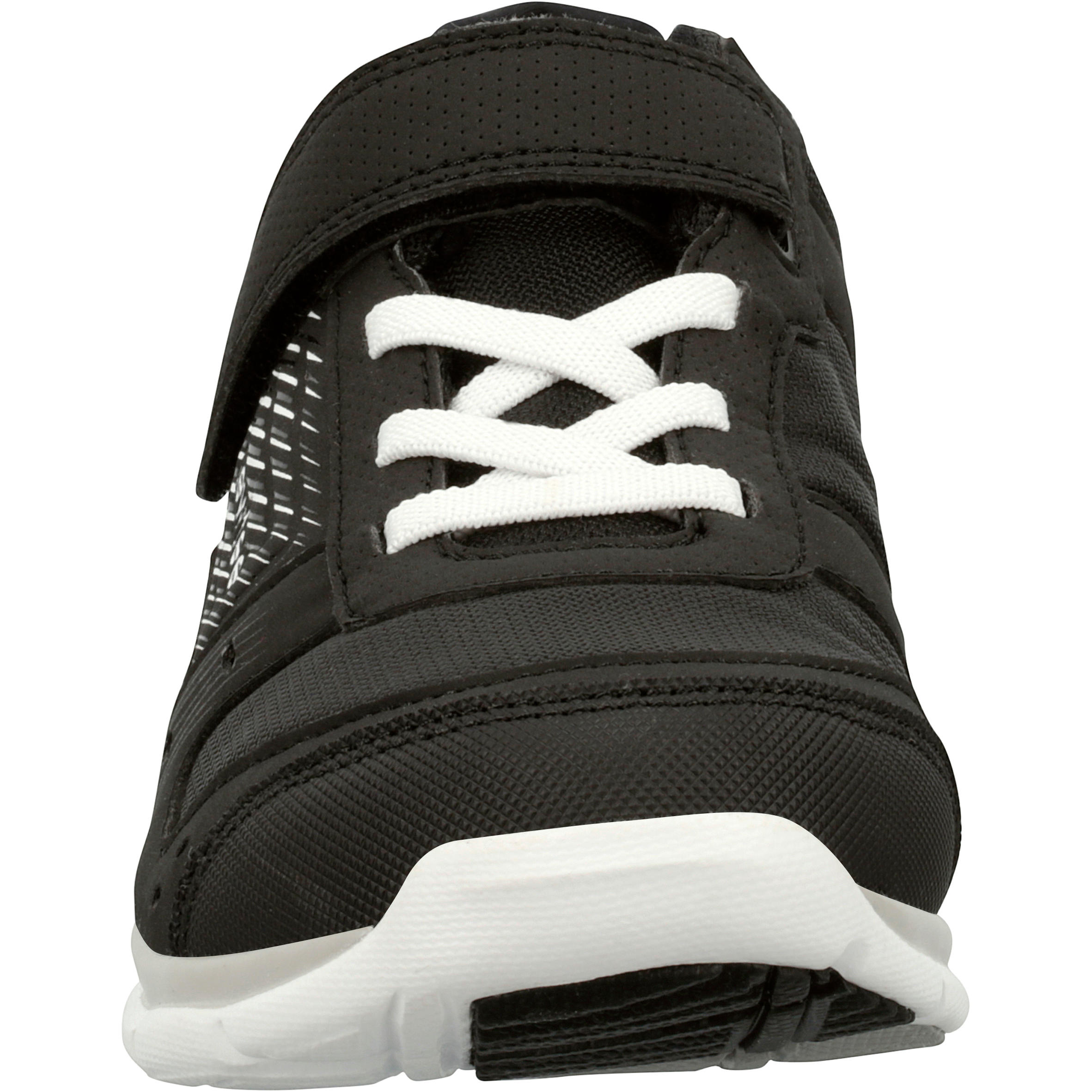 Actireo Children's Fitness Walking Shoes - Black/White 4/11