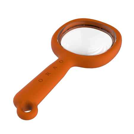 Mountaineer Pickering nicotine Kids' Hiking Magnifying Glass MH100 x3 magnification - Orange - דקטלון Mountaineer Pickering nicotine Kids' Hiking Magnifying Glass MH100 x3 magnification - Orange - דקטלון