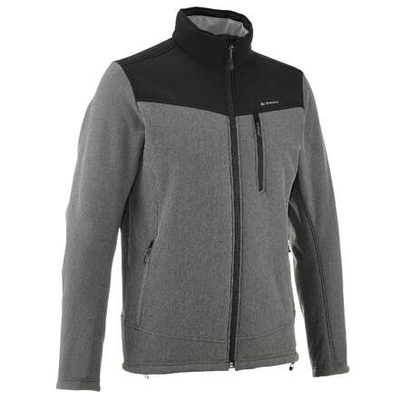 Veste trekking Windwarm 300 softshell homme gris