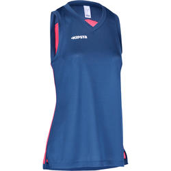TANK Basketball femme B500 navy rose