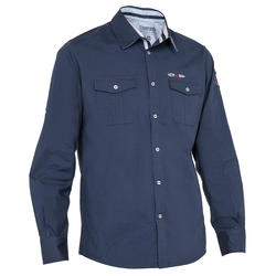 Chemise bateau 100 homme bleu foncé