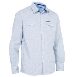 Chemise bateau 100 homme bleu