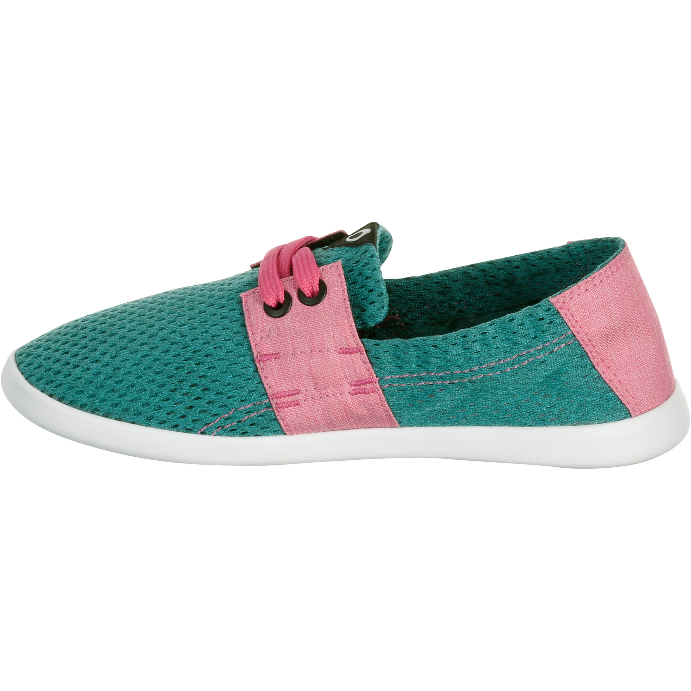 AREETA JR kids' beach shoes - Green pink 3/10
