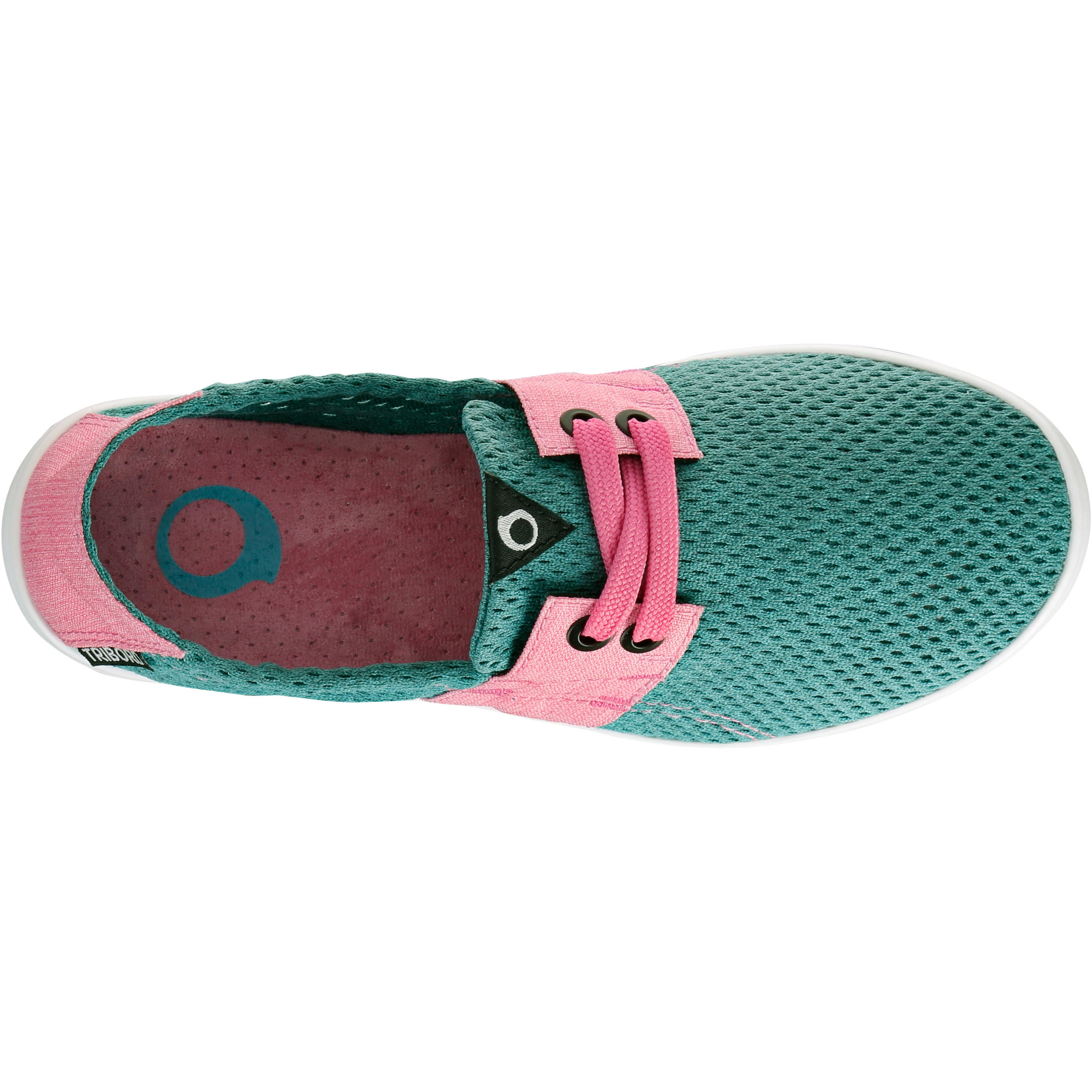AREETA JR kids' beach shoes - Green pink 7/10