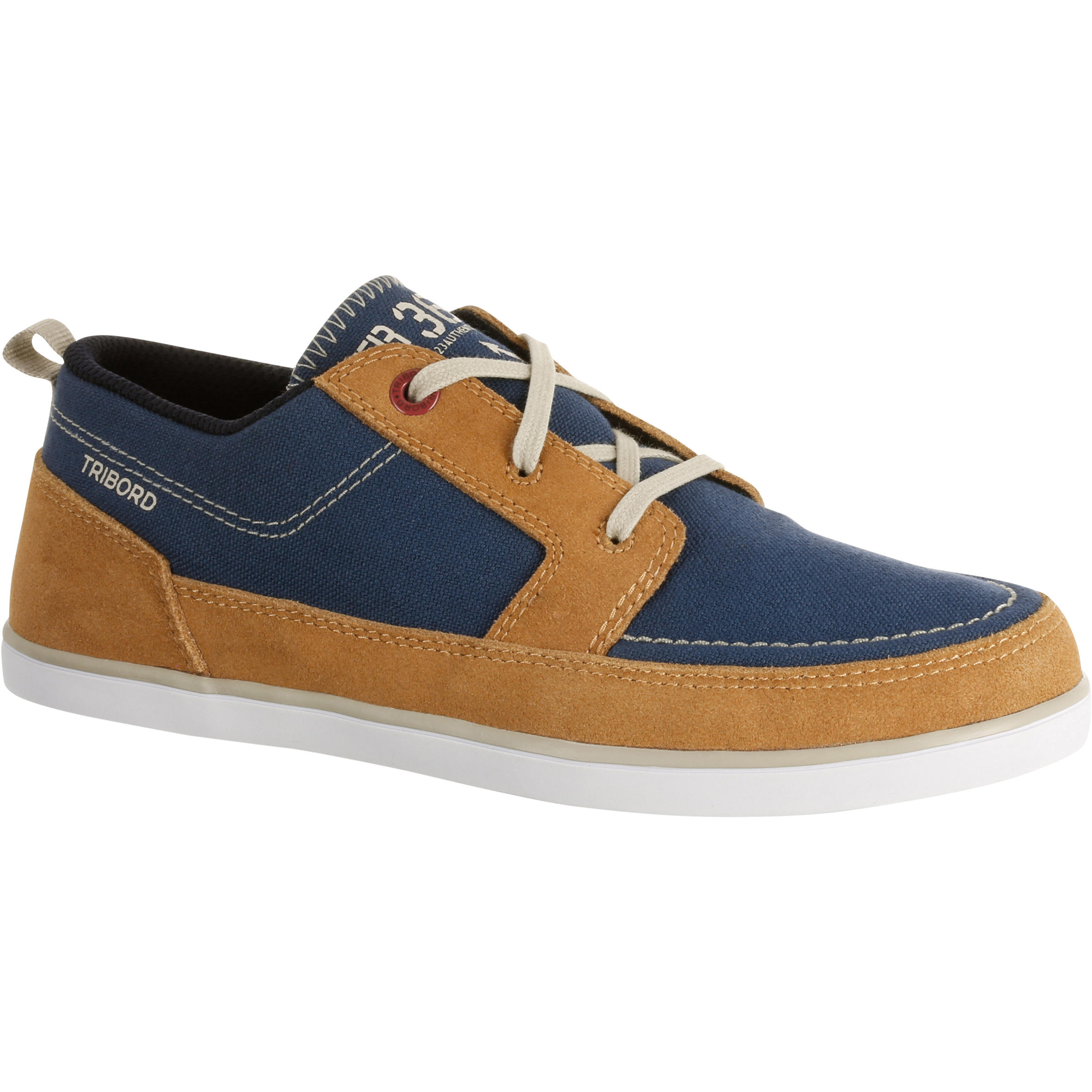 Kostalde Children's Boat Shoes - Blue/Brown