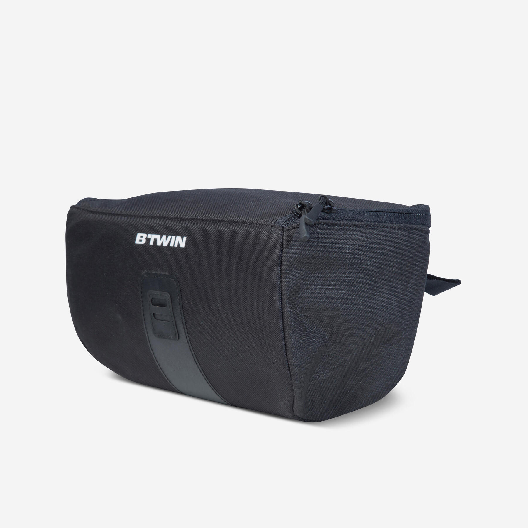 Bicycle Handlebar Bag Btwin Handlebar Luggage 300 Black