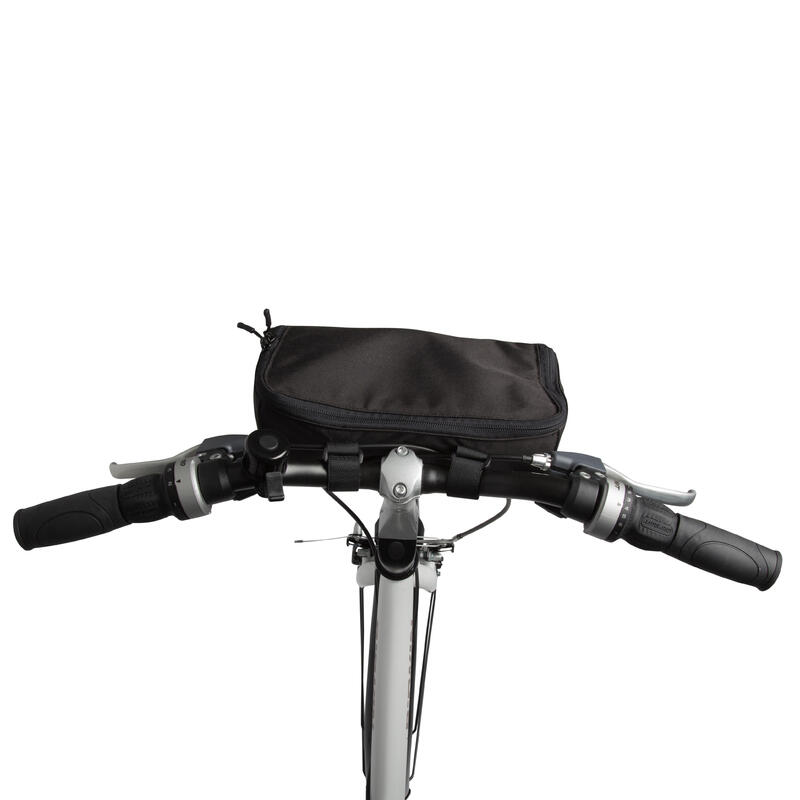 Bolsa manillar bici 2,5 L Btwin 300 negro