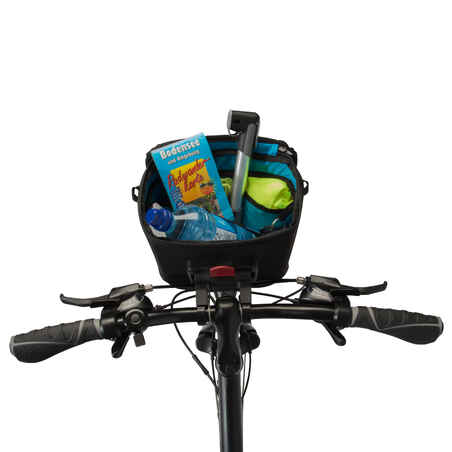 Bolsa manillar bicicleta 6 L Riverside 500 negro