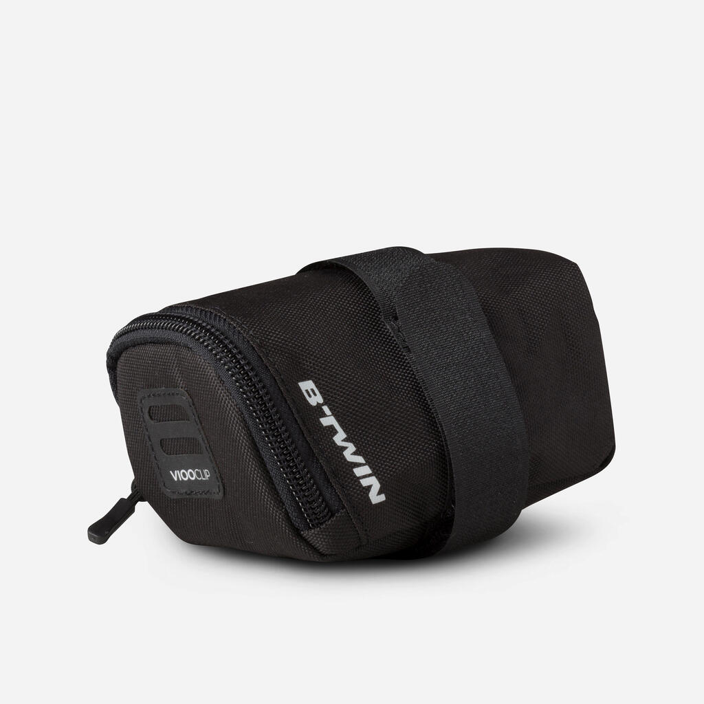 BOLSO DE SILLÍN BICICLETA 100 0,5 L NEGRO 