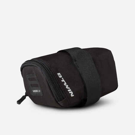 BOLSA DE ASIENTO BICICLETA 100 0,5 L NEGRO 