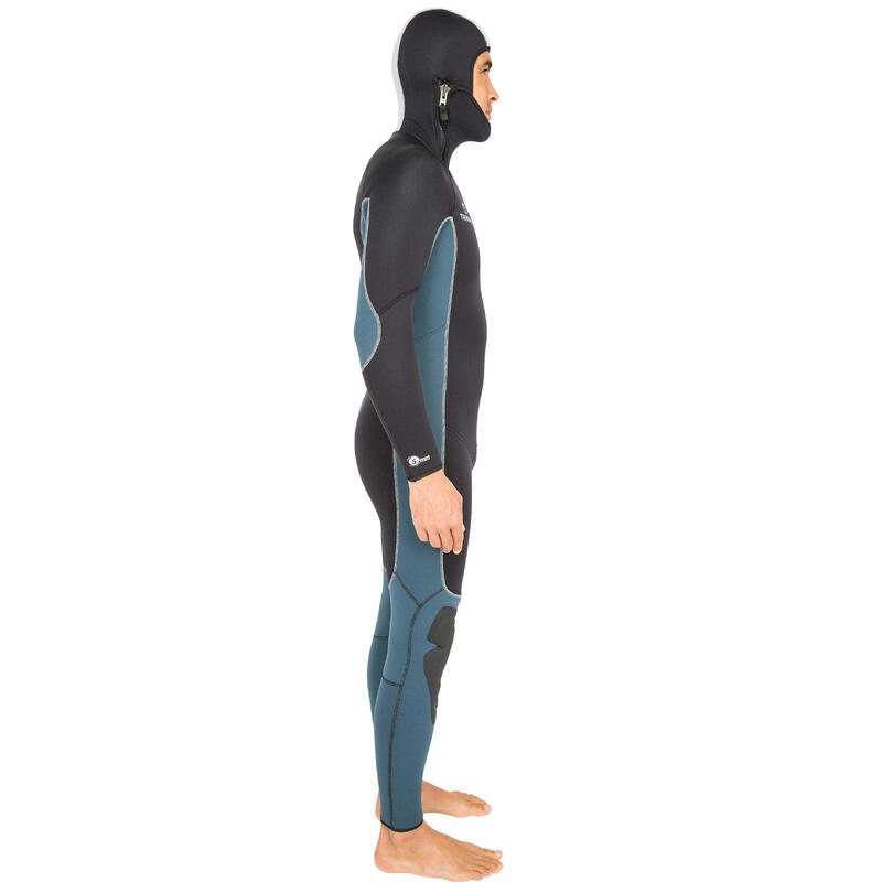 Traje Buceo con Botella Subea SCD 100 Mono Hombre Neopreno 5,5 mm