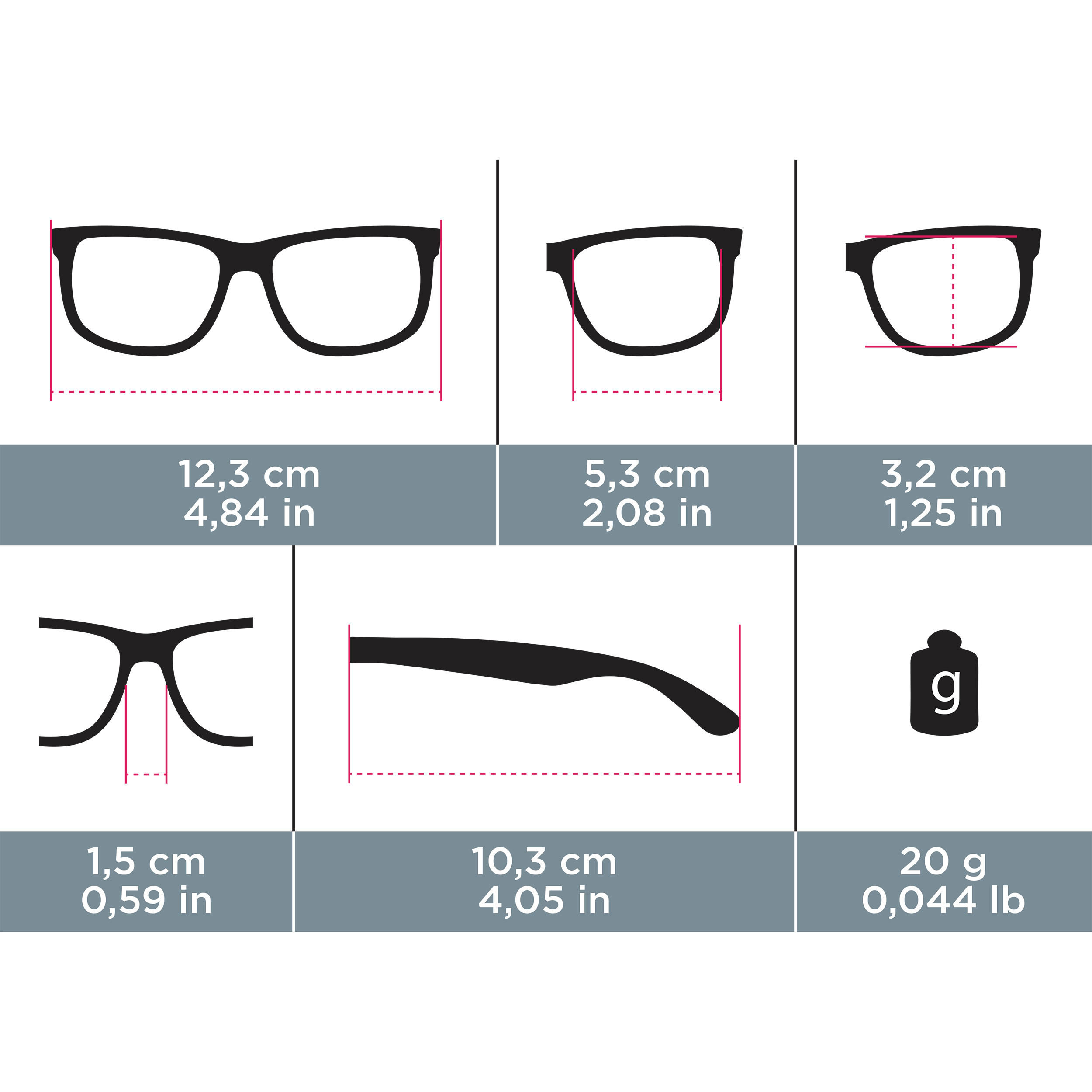 Teen 300 Kids' Hiking Sunglasses Ages 7-9 Category 4 - Blue 8/10