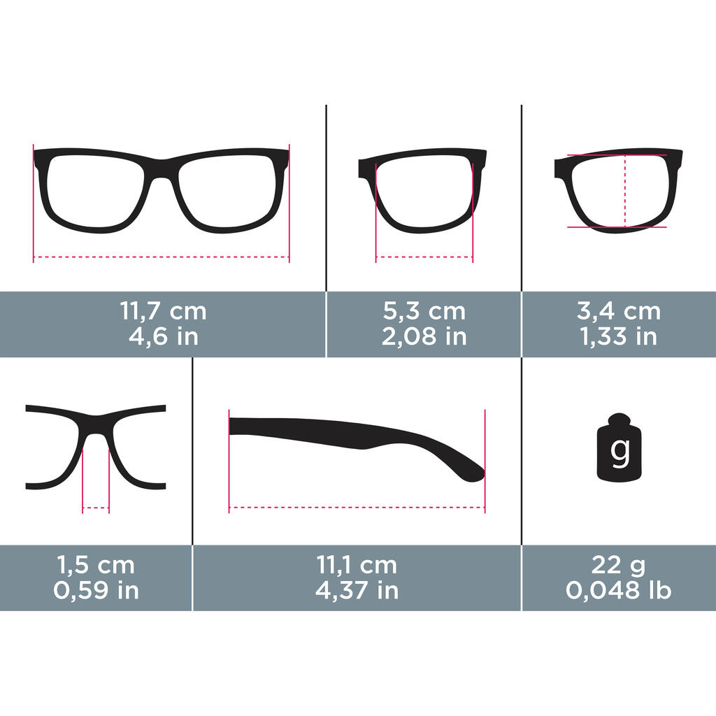 Gafas De Sol De Montaña MH T500 Categoría 4 Niño Niña Violeta De 6 A 10 Años