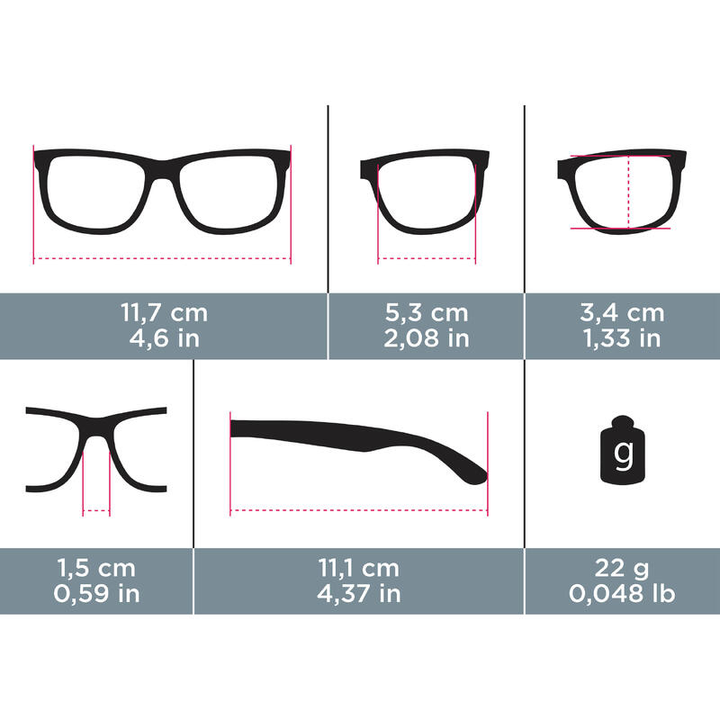 兒童款健行太陽眼鏡 （6到10歲，濾鏡分類4）MH T500