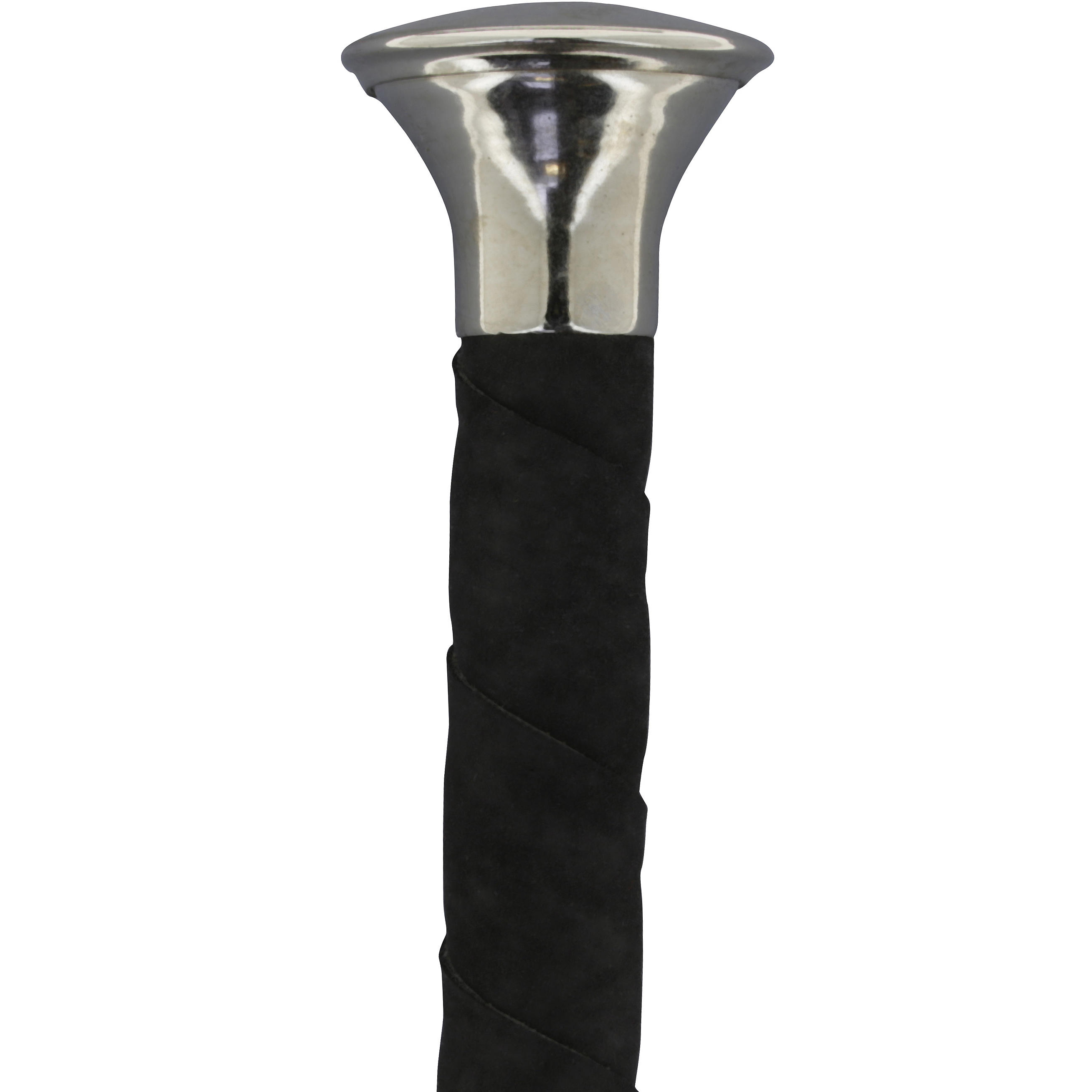 Frustino equitazione DOMINO 65 cm cuoio nero 3/5