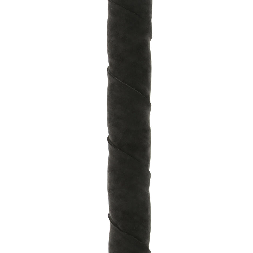 Нагайка DOMINO, от кожа, 65 см, черна