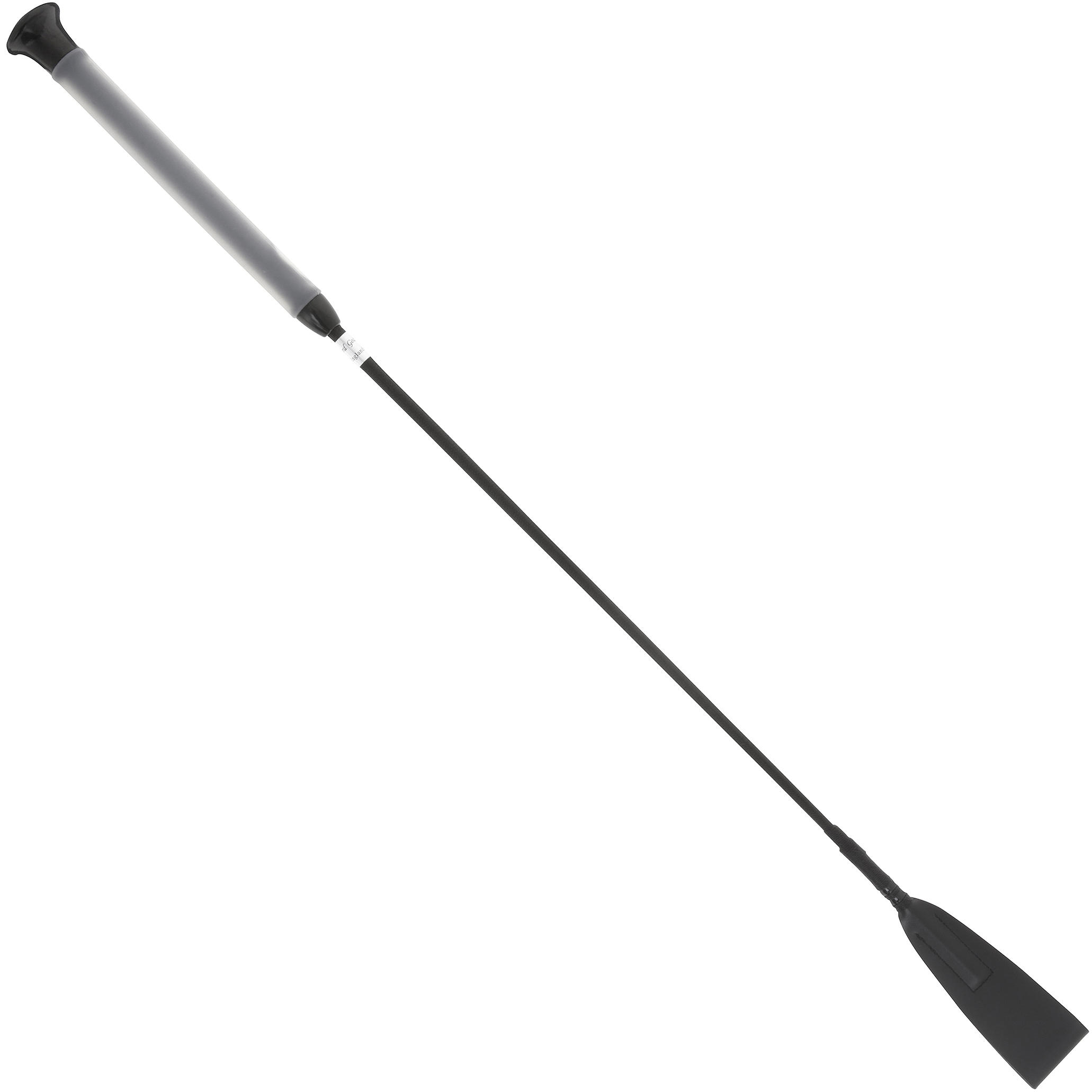 VALE BROTHERS Gel Horse Riding Crop 65cm - Grey