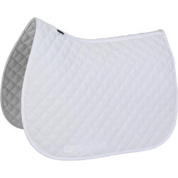 Schooling Horse Riding Saddle Cloth for Pony and Horse - White