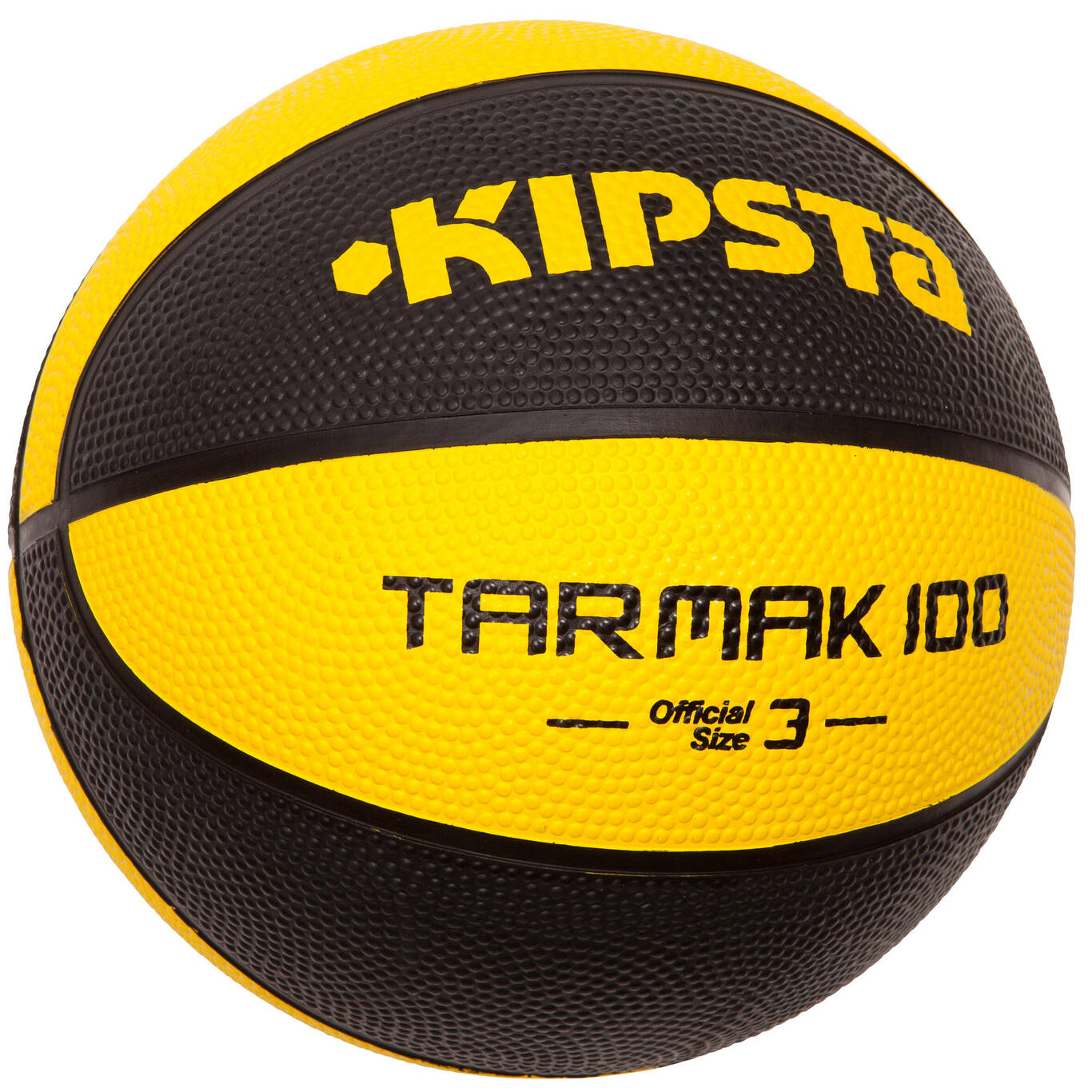 Tarmak 100 Adult Basketball - Size 3 Yellow Black