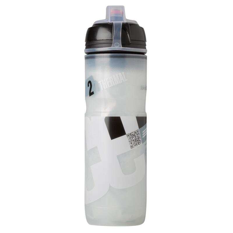 Trinkflasche Fahrrad Elite Iceberg isolierend 650 ml weiß 