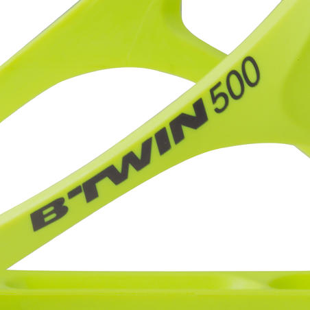 Porte-bidon vélo 500 jaune fluo