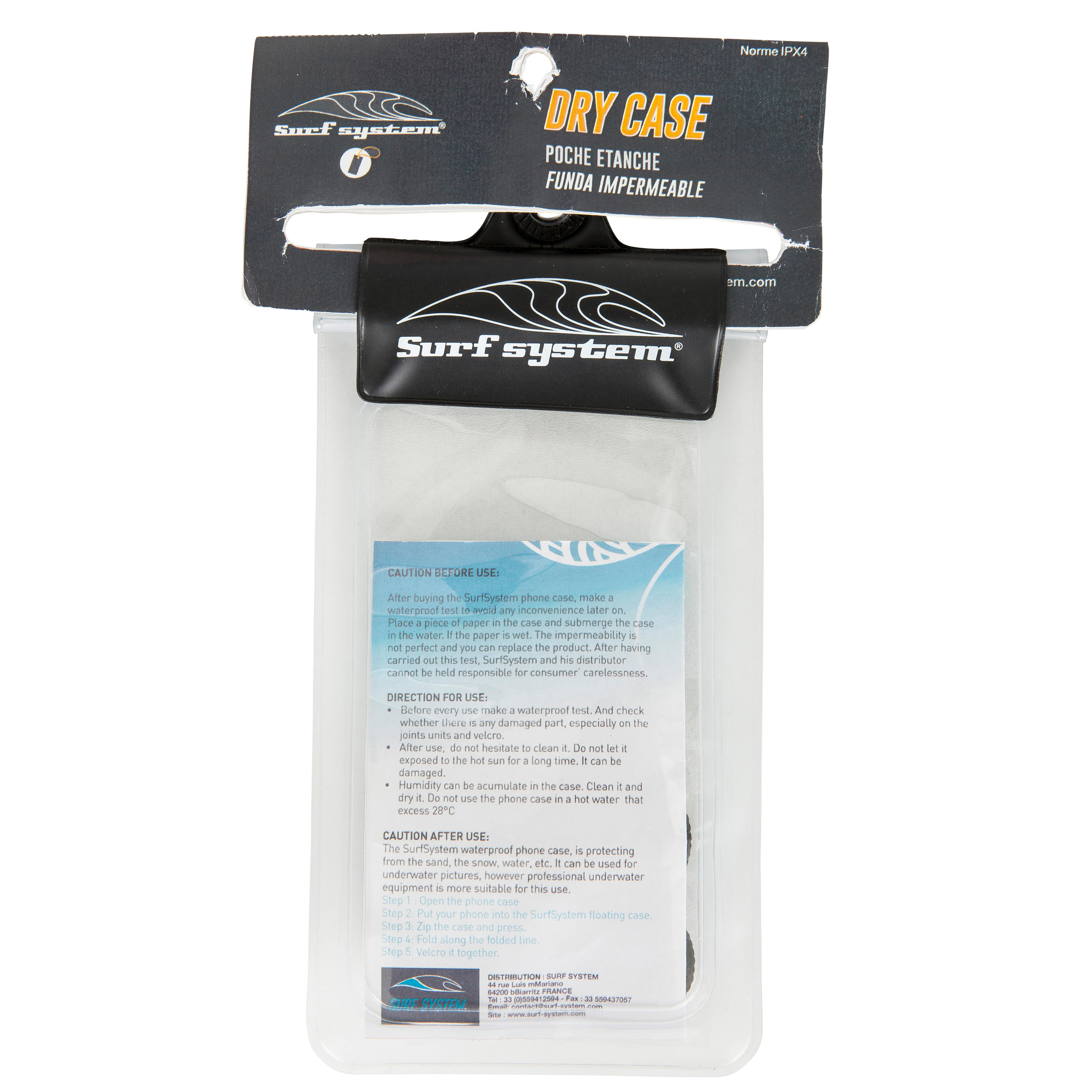 Buoyant waterproof phone pouch IPX8 5/6