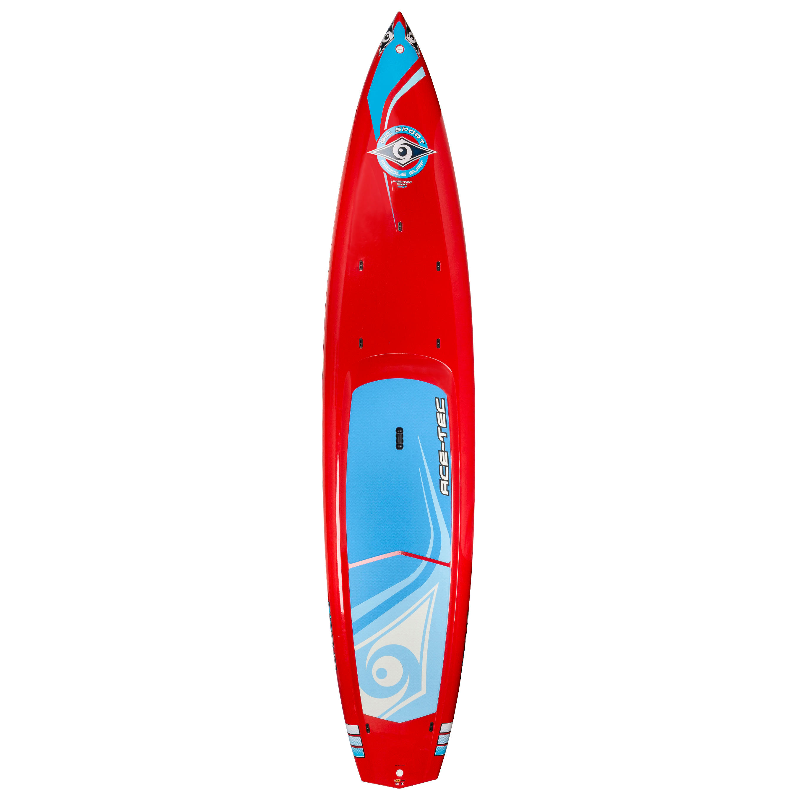 Bic sport Standup paddle hardboard AceTec Wing 12'6 rood Decathlon.nl