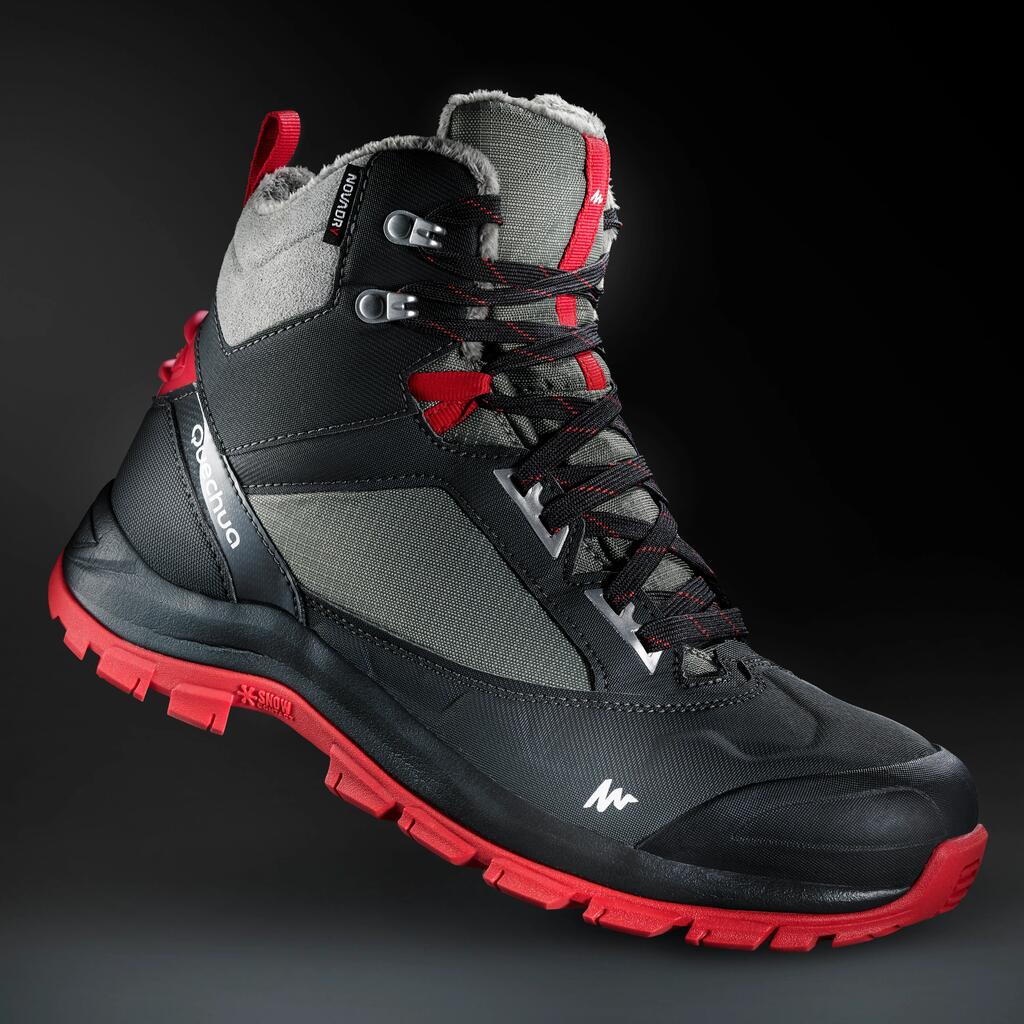 Wanderschuhe Herren warm wasserdicht Winterwandern - SH500 Mountain 