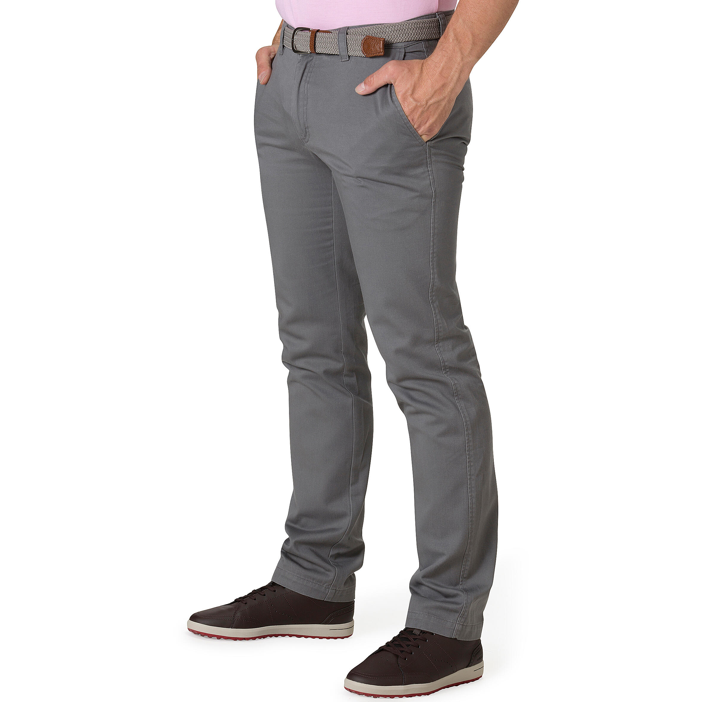 SMAR'TEE Men's Golf Trousers - Grey 4/13
