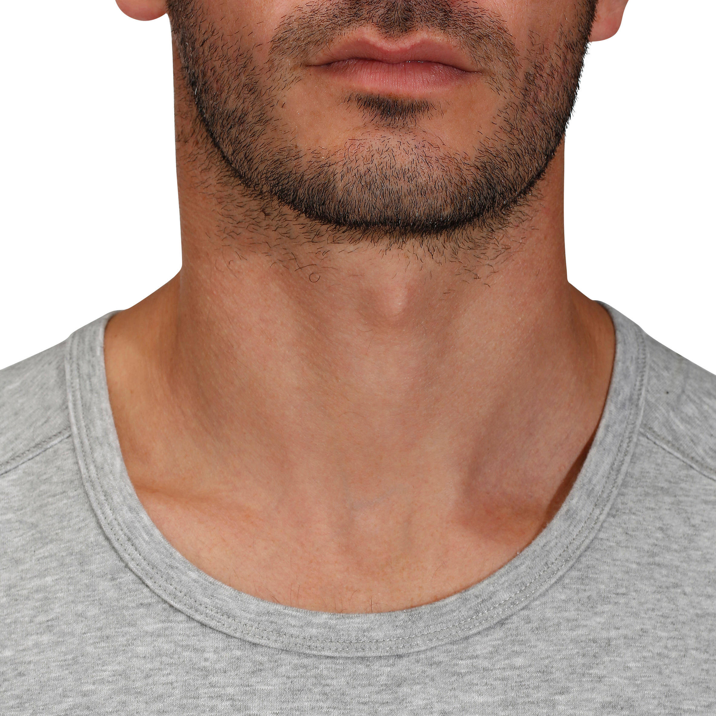 Gym & Pilates Tank Top - Mottled Mid Grey -  5