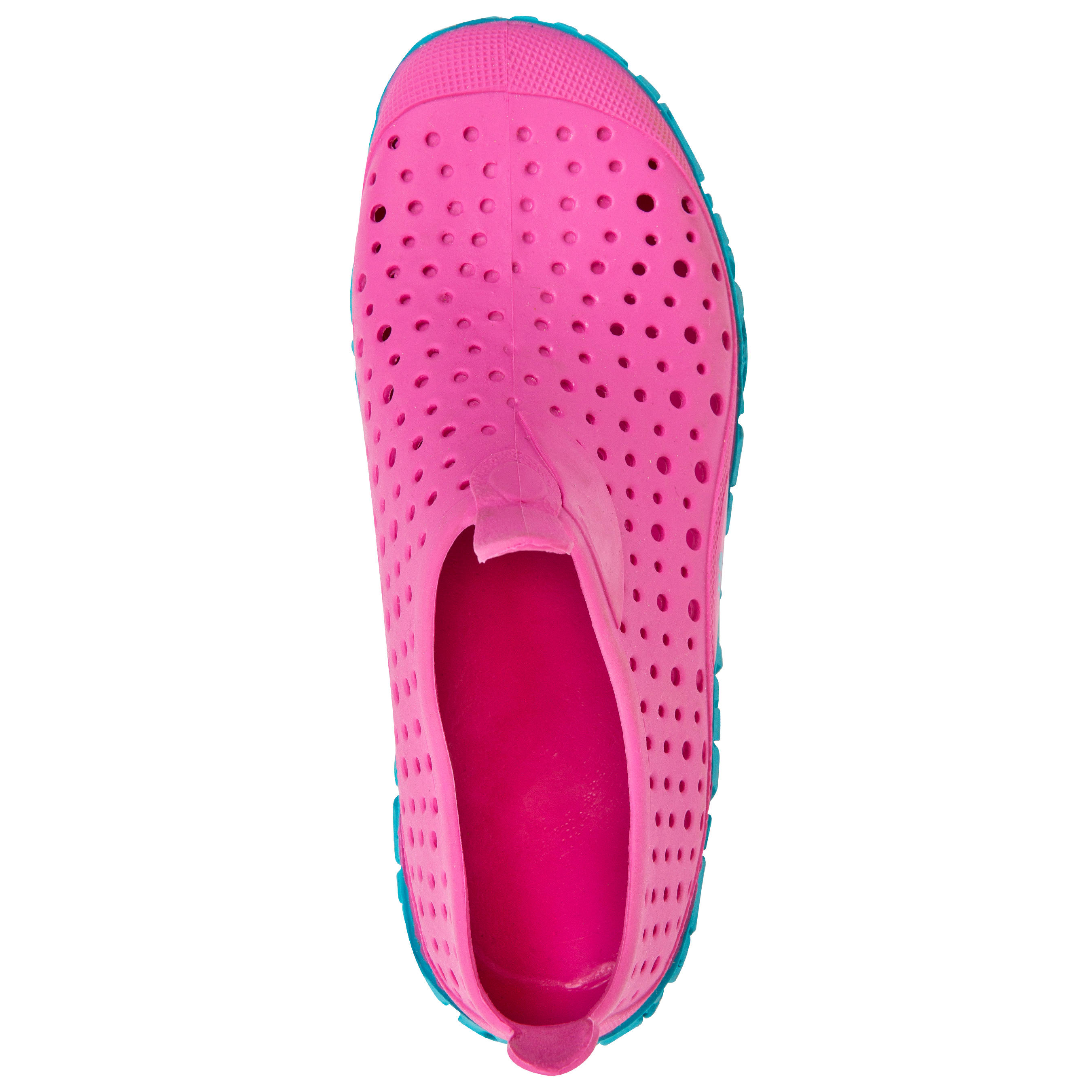 GIRL’S AQUADOTS 100 POOL SHOES PINK BLUE 6/16
